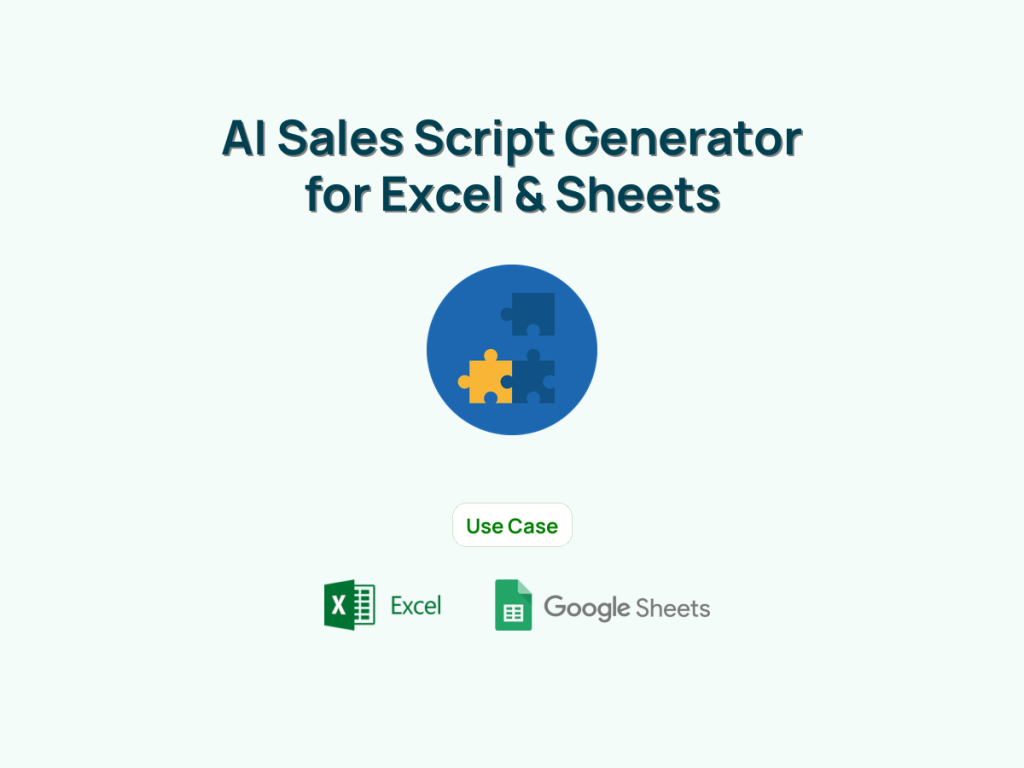Predictive Personalized Sales Script Suggestions