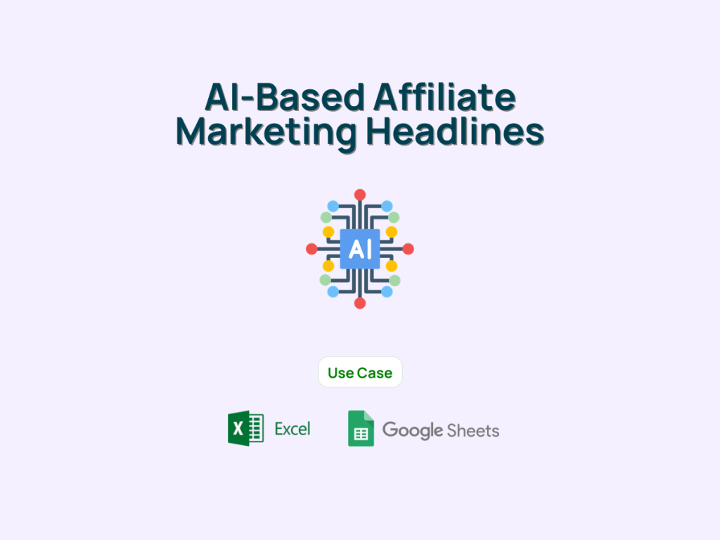 AI-Based Affiliate Marketing Headlines