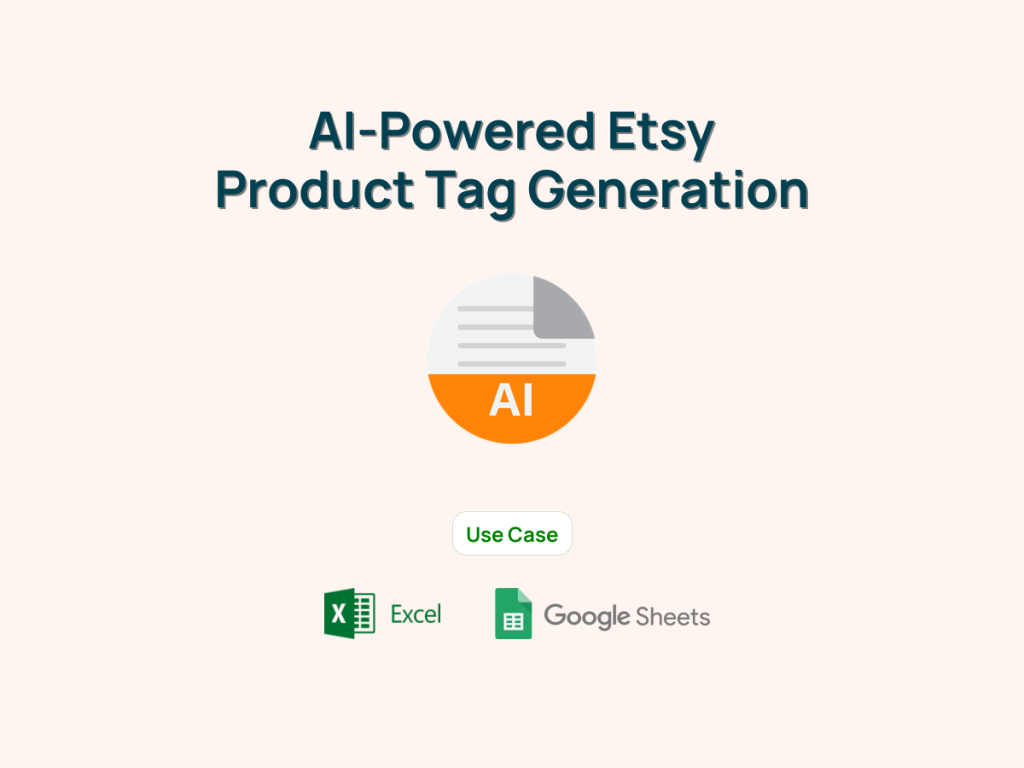 AI-Powered Etsy Product Tag Generation