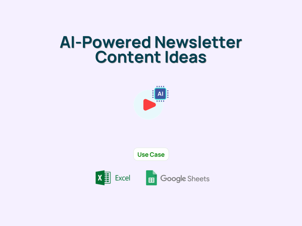 AI-Powered Newsletter Content Ideas