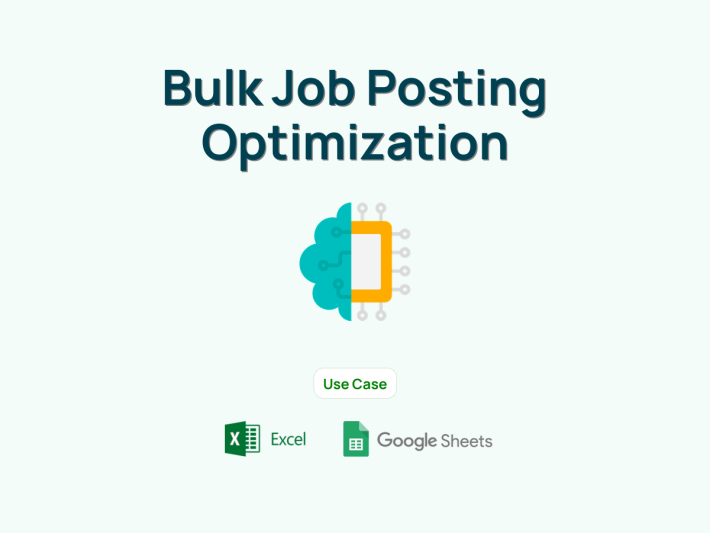 Bulk Job Posting Optimization