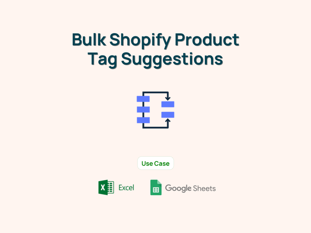 Bulk Shopify Product Tag Suggestions