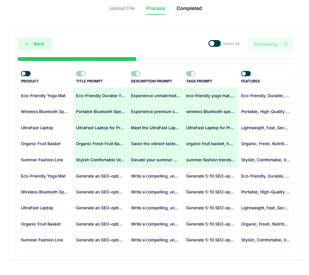 Use cases for AI product description generator: eCommerce, dropshipping, marketplaces, and inventory sheets